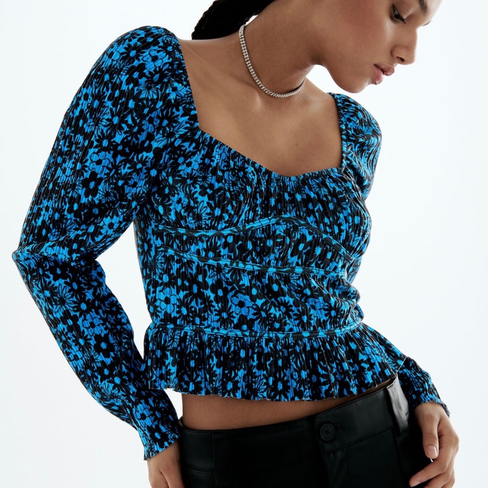Zara Printer Corset Top